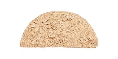 Pochette Raphia fleurs Vanessa Bruno