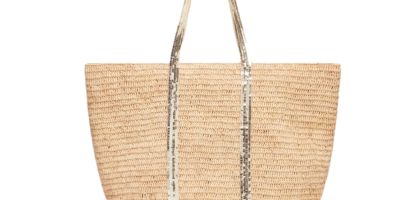 Cabas L Raphia paillettes